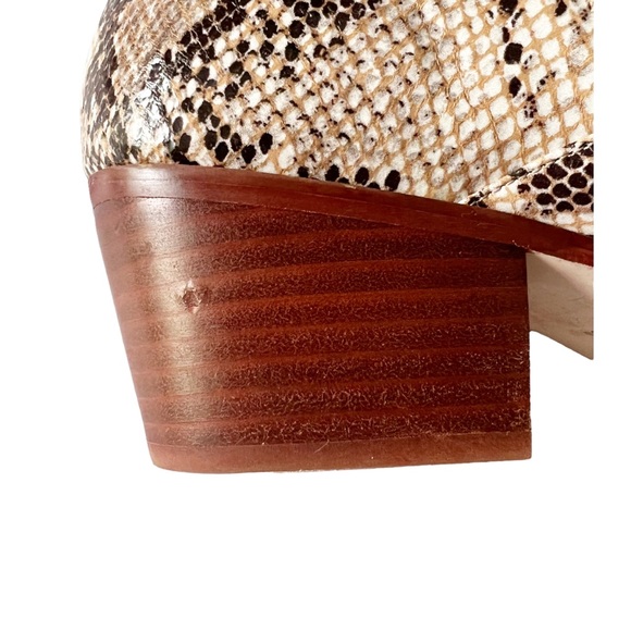 Anthropologie Marion Python Ankle Bootie | 9.5 - Picture 7 of 12